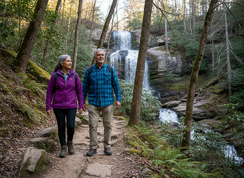 Anna Ruby Falls Trail
